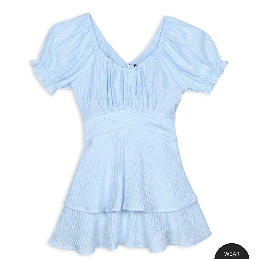 Katie J NYC Delilah Dress in Baby Blue
